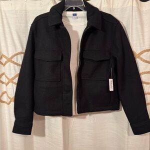 Old Navy Black Utility Jacket for Women
